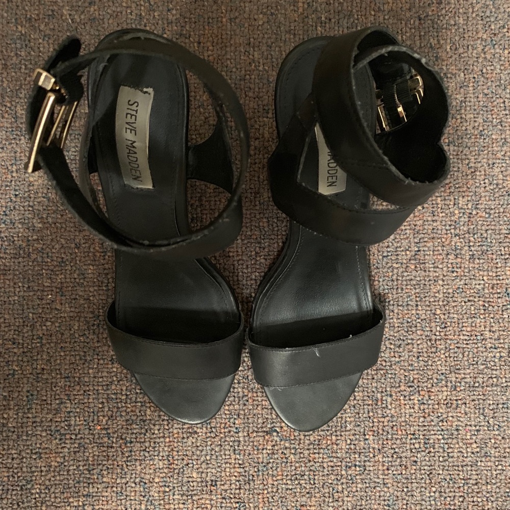 Strap black wedges - Picture 2 of 2